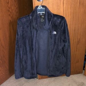 Dark Gray/Purple Northface zip-up jacket